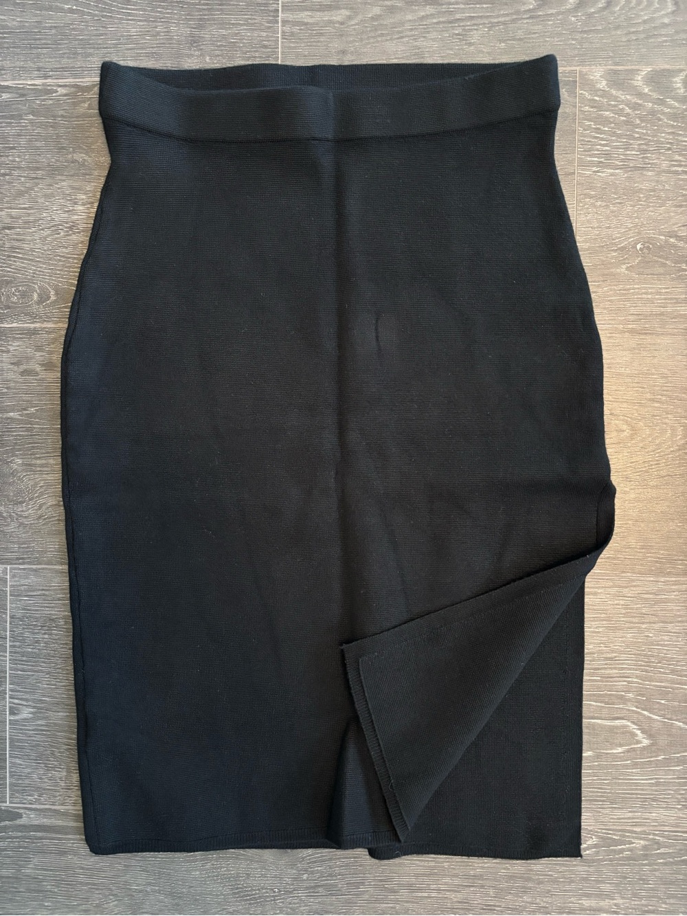 NWOT Abercrombie Classic Black Knit Pencil Skirt